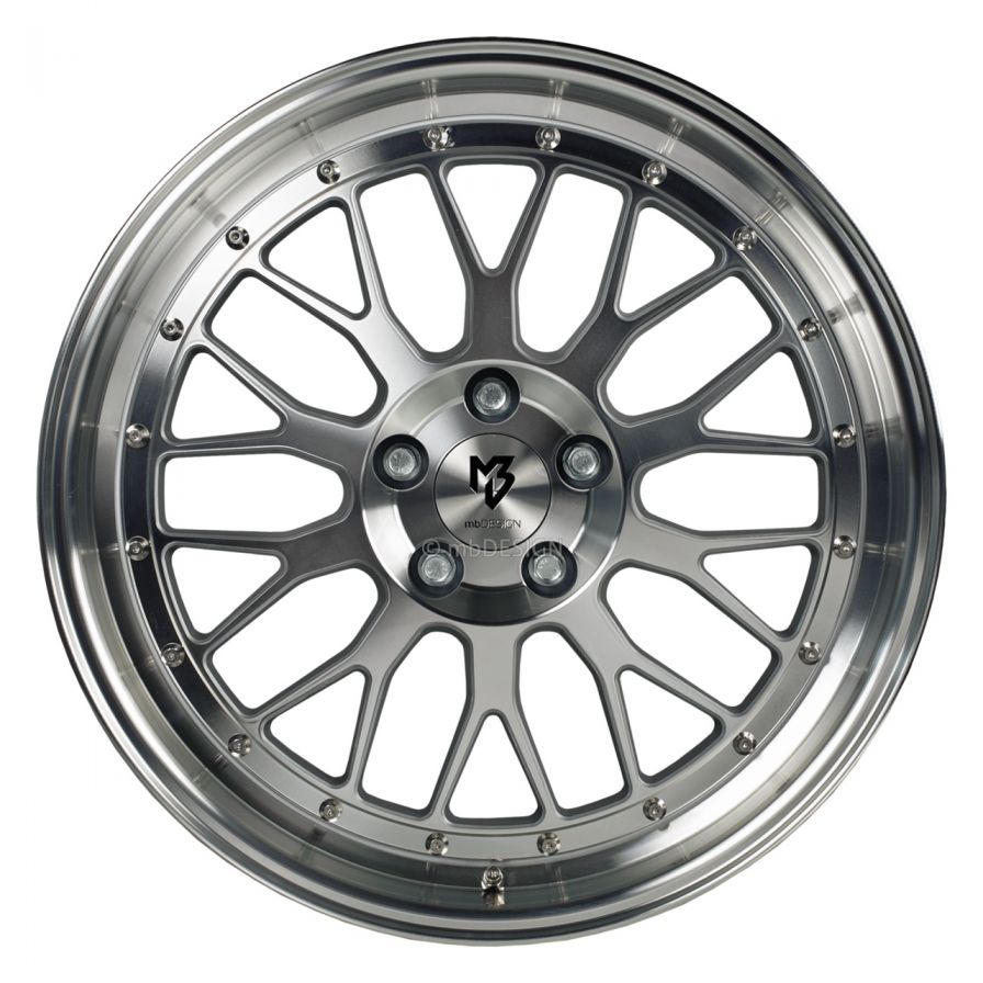 mbDESIGN<br>LV1 - Glanzsilber voll poliert (20x9)